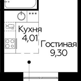 Планировка Студия