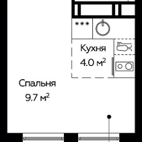 Планировка Студия