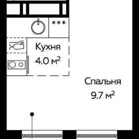 Планировка Студия