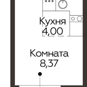 Планировка Студия