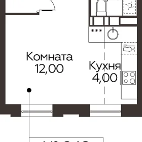 Планировка Студия