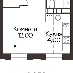 Планировка Студия