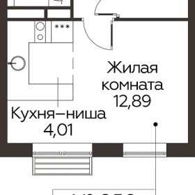 Планировка Студия