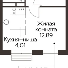 Планировка Студия