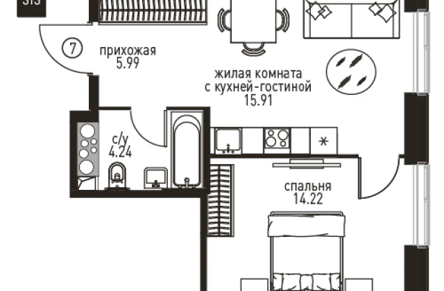 Фото квартиры 1