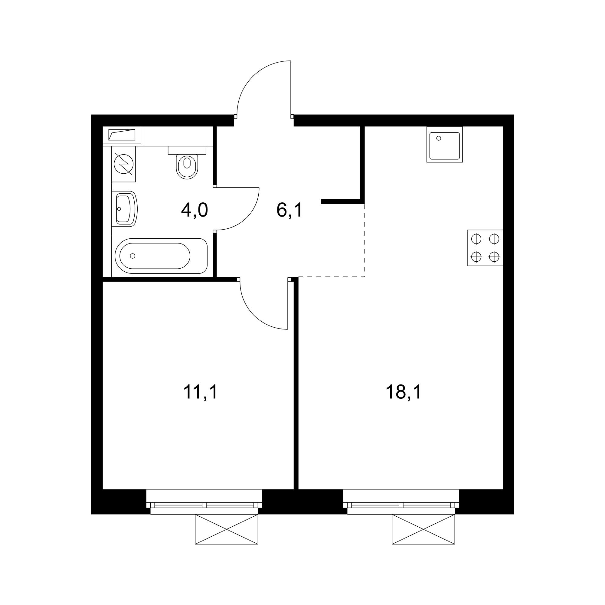 Проект дома 74 39