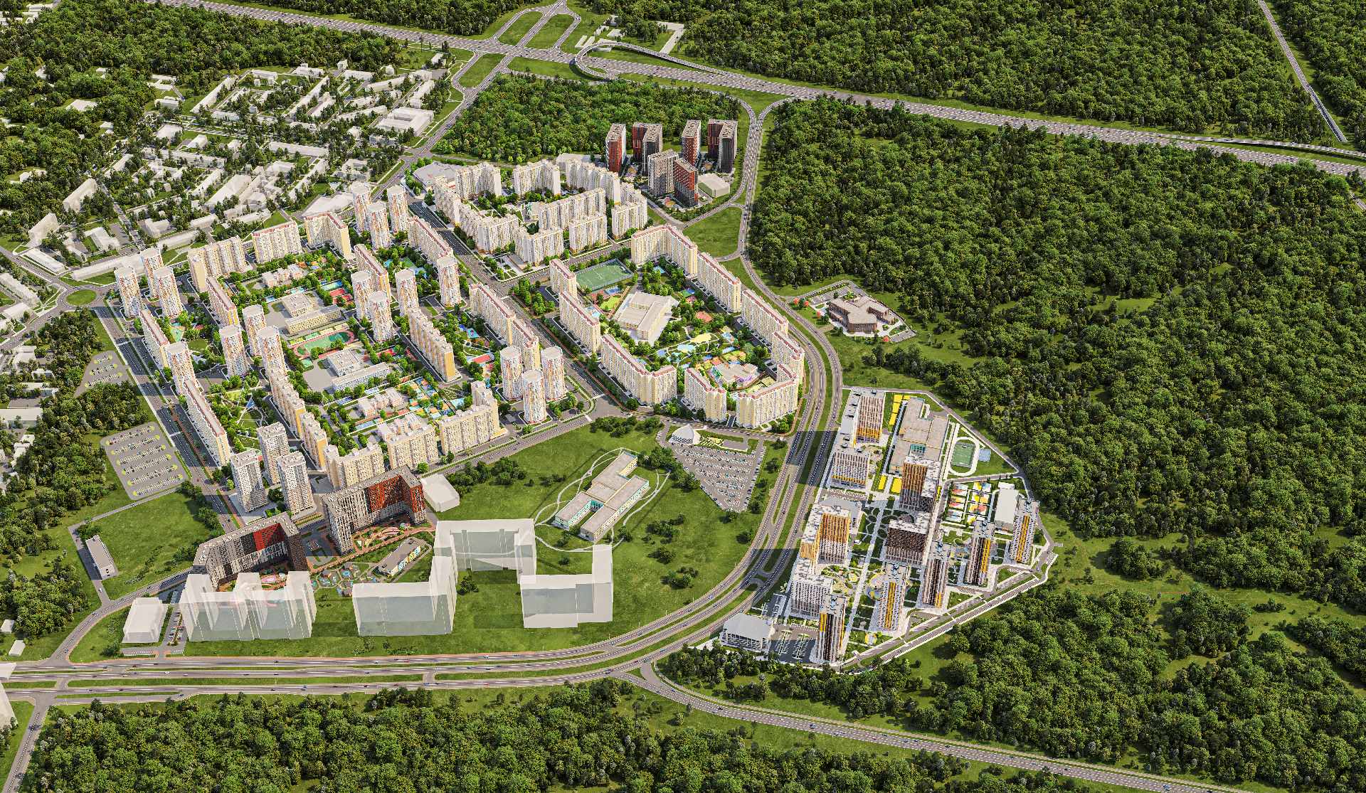 Развитие города московский